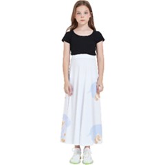 Dachshund Dog T- Shirt Dachshund Dog Pattern T- Shirt Kids  Flared Maxi Skirt by maxcute