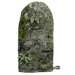 Old Stone Exterior Wall With Moss Microwave Oven Glove by dflcprintsclothing