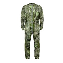 Old Stone Exterior Wall With Moss Onepiece Jumpsuit (kids) by dflcprintsclothing