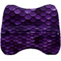 Purple Scales! Velour Head Support Cushion View2