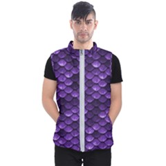 Purple Scales! Men s Puffer Vest by fructosebat