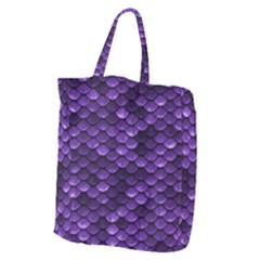 Purple Scales! Giant Grocery Tote by fructosebat
