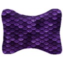 Purple Scales! Velour Seat Head Rest Cushion View1