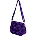 Purple Scales! Saddle Handbag View2