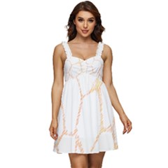 Giraffe T- Shirt Giraffe Spots T- Shirt Ruffle Strap Babydoll Chiffon Dress by maxcute