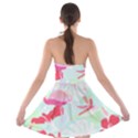 Hawaii T- Shirt Hawaii Floral Pattern T- Shirt Strapless Bra Top Dress View2