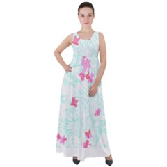 Hawaii T- Shirt Hawaii Flower Bird Fashion T- Shirt Empire Waist Velour Maxi Dress by maxcute