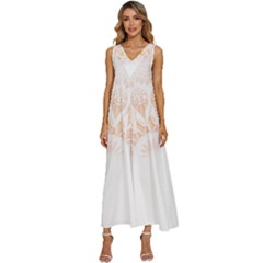 Mandala T- Shirt Mandala The Sunrise Series 002 T- Shirt V-neck Sleeveless Loose Fit Overalls by maxcute