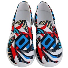 Abstract Background Pattern Men s Lightweight Slip Ons by Jancukart