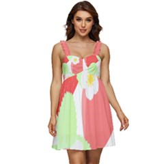 Strawberry T- Shirt Strawberries And Blossoms T- Shirt Ruffle Strap Babydoll Chiffon Dress by maxcute