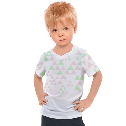 Triangles T- Shirt Abstract Triangles T- Shirt Kids  Sports Tee by maxcute
