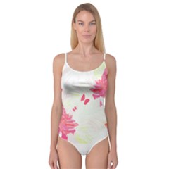 Tropical T- Shirt Tropical Elegant Flourish T- Shirt Camisole Leotard  by maxcute