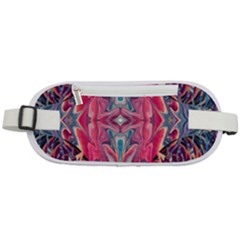Abstract Arabesque Rounded Waist Pouch by kaleidomarblingart