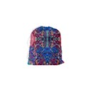 Cobalt arabesque Drawstring Pouch (XS) View2