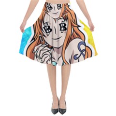 Nami Lovers Money Flared Midi Skirt by designmarketalsprey31
