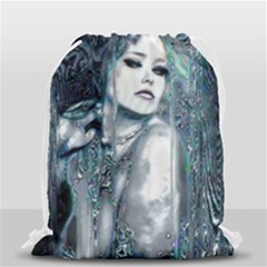 Sapphire Slime Drawstring Bag (small) by MRNStudios