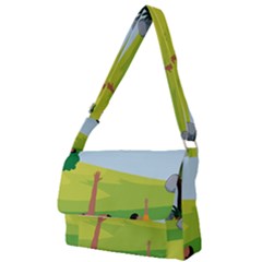 Mother And Daughter Yoga Art Celebrating Motherhood And Bond Between Mom And Daughter  Full Print Messenger Bag (s) by SymmekaDesign