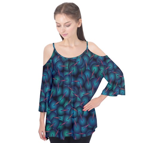 Background Abstract Textile Design Flutter Tees by Ravend
