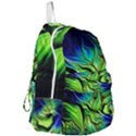 Fractal Art Pattern Abstract Fantasy Digital Foldable Lightweight Backpack View3