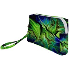 Fractal Art Pattern Abstract Fantasy Digital Wristlet Pouch Bag (small) by Jancukart