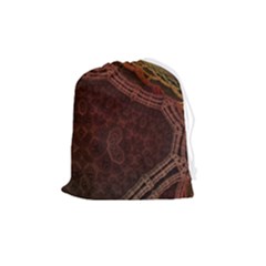 Fractal Pattern Geometric Pattern Drawstring Pouch (medium) by danenraven