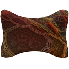 Fractal Pattern Geometric Pattern Seat Head Rest Cushion by danenraven