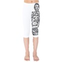 Scarface Movie Traditional Tattoo Kids  Capri Leggings  View1