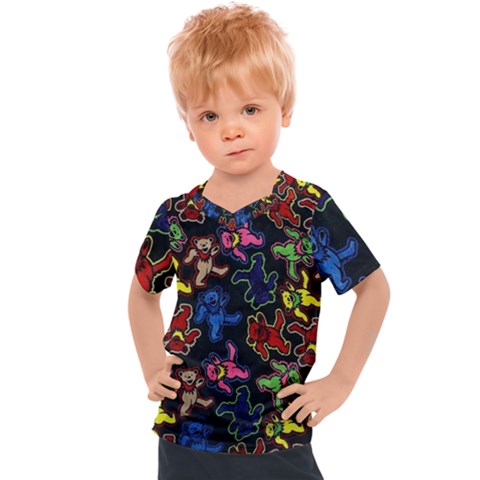 Bears Colors Dead Head Deadhead Grateful Dead Kids  Sports Tee by Sapixe