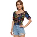 Bears Colors Dead Head Deadhead Grateful Dead Button up blouse View2