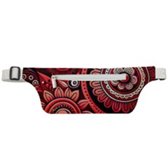 Bohemian Vibes In Vibrant Red Active Waist Bag by HWDesign