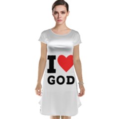 I Love God Cap Sleeve Nightdress by ilovewhateva