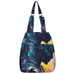 Who Sample Robot Prettyblood Center Zip Backpack by Ravend