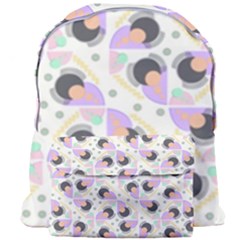 Pattern Pastel Drawing Art Giant Full Print Backpack by Uceng