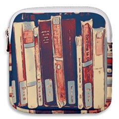 Books Shelf Library Book Shelf Mini Square Pouch by Uceng