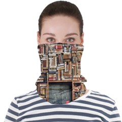 Books Face Seamless Bandana (adult) by artworkshop