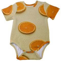 Fruite Orange Baby Short Sleeve Bodysuit by artworkshop