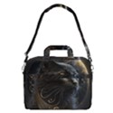 Ai Generated Cat Moon Feline Cute MacBook Pro 16  Shoulder Laptop Bag View2