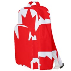 Canada Flag Canadian Flag View Double Compartment Backpack by Ravend
