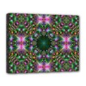 Kaleidoscope Digital Kaleidoscope Fractal Mirrored Canvas 14  x 11  (Stretched) View1