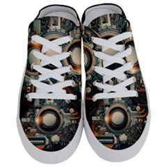 Illustrations Technology Robot Internet Processor Half Slippers by Ravend