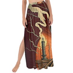 Ai Generated Nikola Tesla Tesla Nikolas Electricity Maxi Chiffon Tie-up Sarong by danenraven