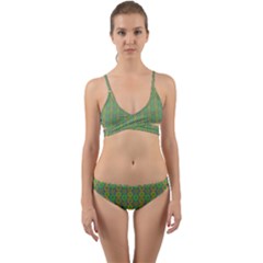 Geometry Wrap Around Bikini Set by Sparkle