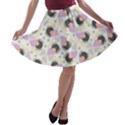 Pattern Pastel Drawing Art A-line Skater Skirt View1