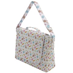 Easter Bunny Pattern Hare Easter Bunny Easter Egg Box Up Messenger Bag by Ravend