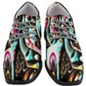 Garden Flower Nature Digital Art Abstract Women Heeled Oxford Shoes View1