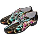 Garden Flower Nature Digital Art Abstract Women Heeled Oxford Shoes View2
