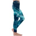Thunderstorm Tsunami Tidal Wave Ocean Waves Sea Kids  Lightweight Velour Leggings View3