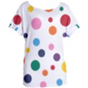 Polka Dot Women s Oversized Tee View1