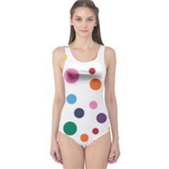 Polka Dot One Piece Swimsuit by 8989