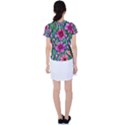 Cheerful And Cheery Blooms Women s Sports Top View2